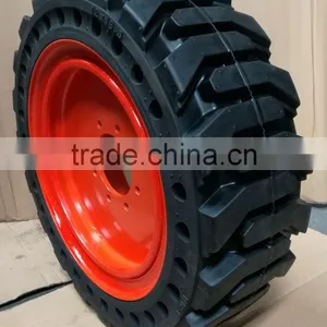 High Quality Skidsteer Tire Solid Bobcat Tire 12.16.5 for Sale thumbnail-5