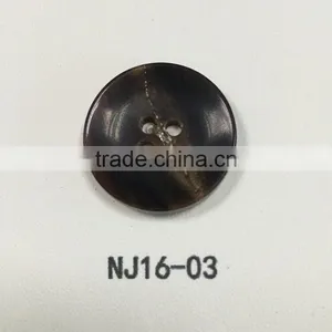 NJ16-03 Real Natural Buffalo Horn Buttons thumbnail-1