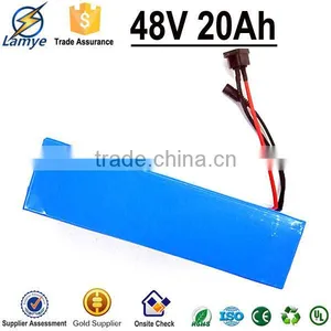 Ideal Custom Rechargeable Battery Pack Li-ion 48v 20ah 9.6v Battery Pack With Charger BMS 3.7V Cell thumbnail-4
