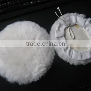 Lambskin Wool Bonnet ,sheepshin Wool Polishing Pad thumbnail-1