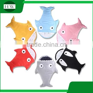 Christmas Gift Wholesale Soft Cotton Baby Kids Children Adults Shark Tail Blanket Sleeping Bag thumbnail-2