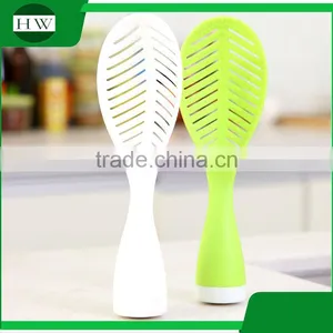 Kitchen Accessories Creative Multipurpose Plastic Long Handle Tumbler Tree Leaf Stand Shovel Ladle Scoop Rice Spoon thumbnail-5