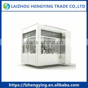 HR 1G-18 Fully Automatic Rotary Hot Melt Roll Gluing Bottle Labeling Machine thumbnail-1