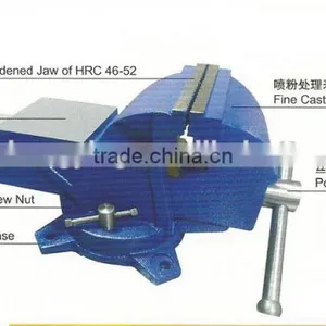 Heavy Duty French Type Bench Vice (swivel With Anvil) 98 Series thumbnail-6