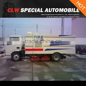 Dongfeng CLW 4*2 Pavement Sweeper Truck for Sales thumbnail-1