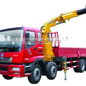 XCMG 8 Ton Folding Boom Truck Mounted Crane SQ8ZK3Q thumbnail-1