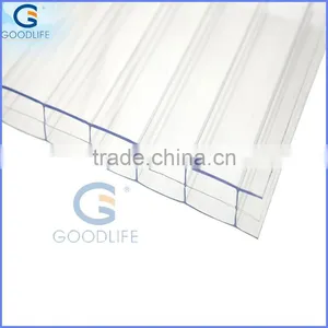 China Factory Makrolon UV Clear 4mm Polycarbonate Hollow Sheet for Swimming Pool Cover thumbnail-2