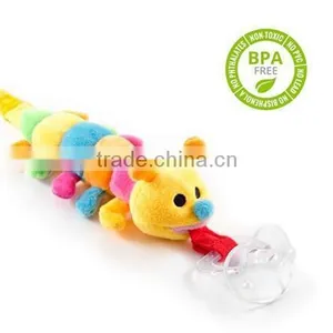 Soft Plush Toy With Detachable Silicone Baby Pacifier thumbnail-3