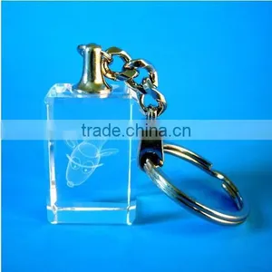 Lasered Fish Crystal Keychain Wholesale thumbnail-1