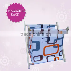 Wholesale Paulownia Wooden Magazine Rack, Antique Wooden Newspaper Rack thumbnail-3