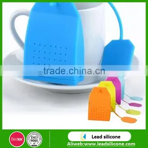 High Quanlity Colorful Tea Bag Shape Silicone Tea Infuser, Silicone Tea Ball thumbnail-1