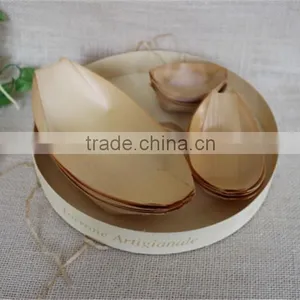 Cheap Japanese Style Pine Wooden Tray Wooden Sushi Disposable Boat thumbnail-5