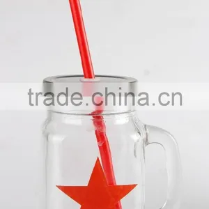 Set of 4 Cheap Hot Sale Screw Cap Star Mason Jar thumbnail-5