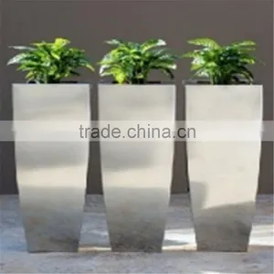 SJ20171009 2017 Hot Sale Bright Color Fiberglass Flower Pot thumbnail-3