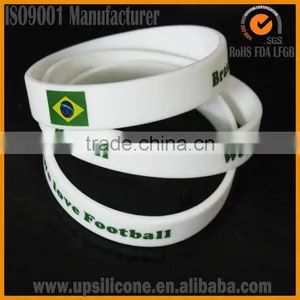 Print Customized Silicone Wristbands Silkscreen Print Silicone Wristband Print Silicone Wristbands thumbnail-1