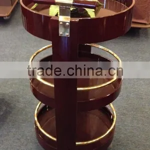 Japanese Style Wooden Wine and Liquor Trolley for Restaurant C-46 thumbnail-3