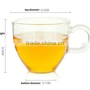 Clear Gift Glass Cup With Handle Set thumbnail-1