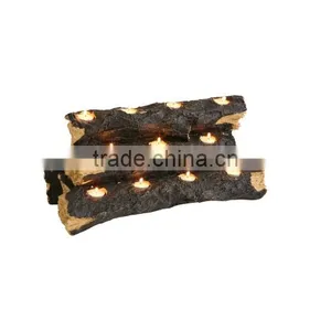 Vinatge Candle Holders Resin Tealight Fireplace thumbnail-1