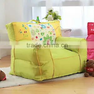 Lovely Colorful Printed Forest Party Kids Upholstery Sofa - New Arrival Cute Designed Children Room Pouf BF11-02284b thumbnail-4