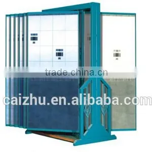 China Iron Sheet Metal OEM Custom Floor Ceramic Tile Display Metal Racks Stand thumbnail-1