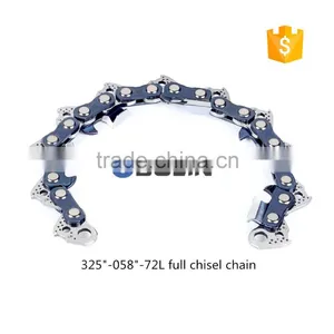 BL21lpx King Chainsaw Saw Chain 325"-058-72DL Full Chisel Chain Fit for 5200 Chainsaw thumbnail-1