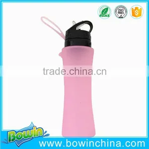 2016 New Products Eco-friendly Silicone Foldable Bottle as Seen on tv thumbnail-3
