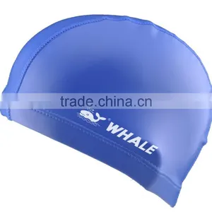 PU Material Waterproof Swimming Cap With 2 Layers Coated Swim Cap(CAP-1301) thumbnail-4