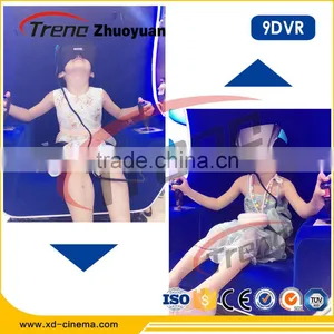 2017 Hot Sale Hydraulic/Electric Entertainment Park Attractive Design Game Machine 5D Simulator thumbnail-1