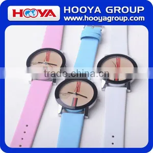 WQ13099 Fashionable Top Movement Watch Leather Strap Watch Various Colors Leather Wrist Watch thumbnail-2