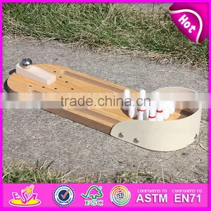 2016 Hot Sale Baby Wooden Bowling Toy, New Design Children Wooden Bowling Toy W01A141 thumbnail-5