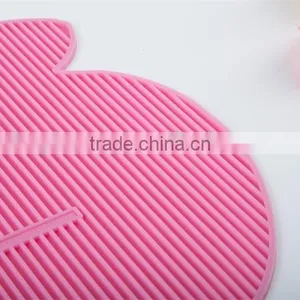Fancy Cup Mats Apple Shaped Flat Anlti Silp Coaster Cup Insulation Mat thumbnail-6