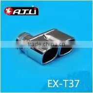 Double Square Titanium Exhaust Tips thumbnail-1