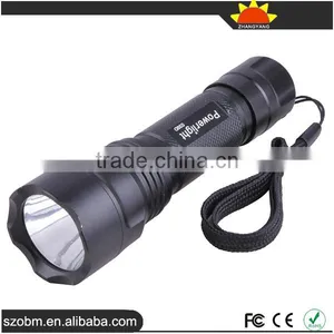 PowerLight 039D Q5 LED 650 Lumens 3 Mode Tail Switch LED Flashligth Torch thumbnail-1