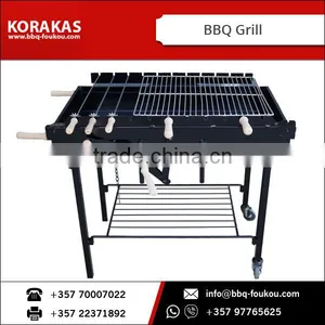 Commercial Smoker Barbecue Grills, Charcoal Burning BBQ Grill Machine thumbnail-2