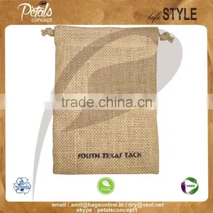 Available in Different Colours and Sizes Jute Promotional Pouch thumbnail-1