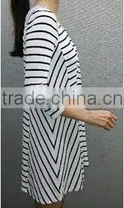3/4 Slv Knit Shift Dress thumbnail-2