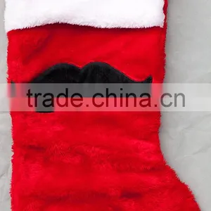 Santa Mustache Stocking thumbnail-1