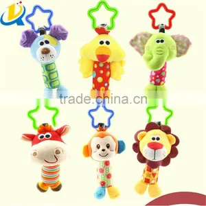 Lovely Animal Shape Plush Hanging Toy Baby Bed Bell Wholesale thumbnail-1