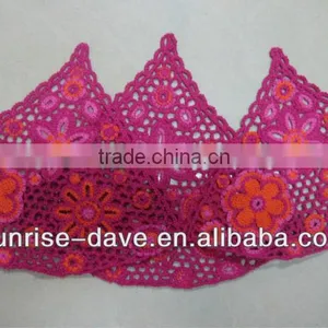 Wholesale New Design Red Free Crochet Cotton Doily Patterns thumbnail-1