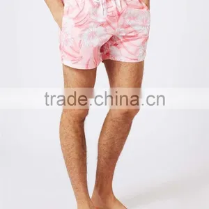 MGOO High Quality Custom Above Knee Custom Print Low MOQ Beachshorts Your Own Logos And Tags 100% Polyester Mens Shorts thumbnail-4