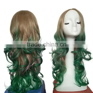 High Quality Halloween Wig Wavy Blonde Synthetic Full Lace Wigs For Sale Long Hair Sex Woman Wig thumbnail-5
