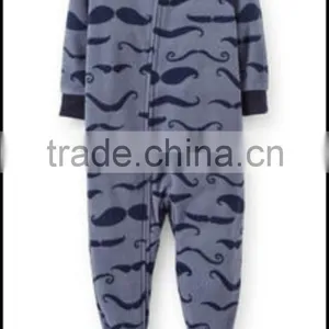TinaLuLing Wholesale Boys Penguin Cartoon Winter One Piece Jumpsuits Pajamas With Feet thumbnail-5