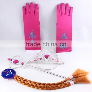 Tiaras and Crowns Set With Glove and Wig thumbnail-2