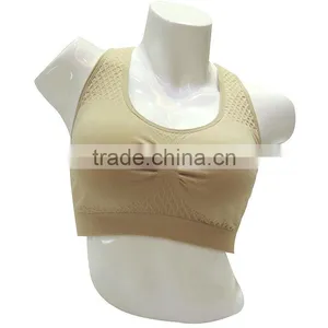 New Style Nice Quality Seamless Woman Underwear Ladies Cotton Sport Bra thumbnail-1