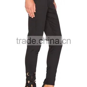 4509 Runwaylover Ladies Hot Sale Tie up Slim Tight Pants thumbnail-2