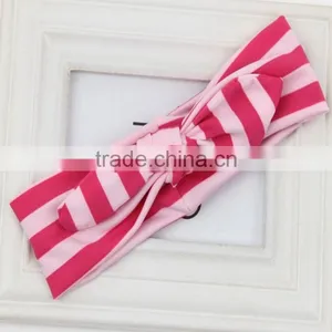 2015 Newest Cotton Baby Knot Headband,Stripe Cotton Headbands thumbnail-4