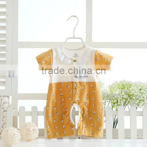 Wholesale Summer Striped Girls Baby Rompers Cotton Clothing thumbnail-1