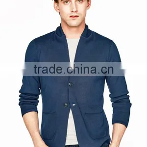 Hot Selling Cool Blue Pocket Button Cardigan Jacket Clothes Men With Best Prices thumbnail-3