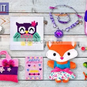 Make Your Pom Pom Animal Doll Handicraft Pompom Doll Animal Craft Toy thumbnail-2