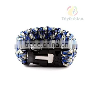 Custom Double Anchor Bracelet Paracord Outdoor Survival Bracelet Paracord, Handmade Bracelet PC6015-5 thumbnail-5